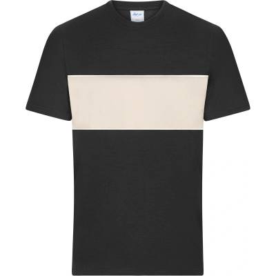 James & Nicholson tričko Colour-Block 8049 bio bavlna krátký rukáv unisex COT028049amr00-smoky green
