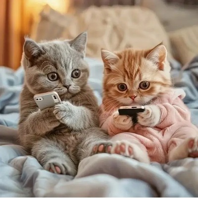 Norimpex - Puzzle Diamant painting: Online kittens 30x40cm - 1 - 39 piese