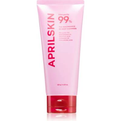 APRILSKIN TXA Niacinamide 99 Deep Cleanser пяна за почистване и премахване на грим против черни точки 120 гр