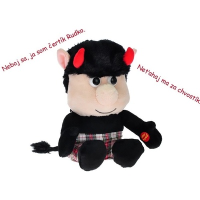 Mikro Trading Čertík Rudko slovensky mluvící 20 cm