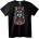 NOONEBRAND Тениска Вълк с цветя и черепи - 2XL, White