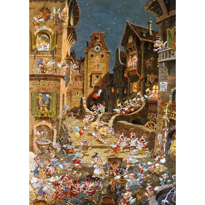 Heye - Puzzle Fish: Romantic city at night - 1 000 piese