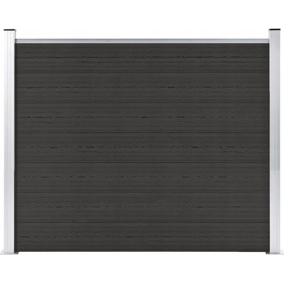 Nabytek XL Plotový dílec WPC 180 x 146 cm černý