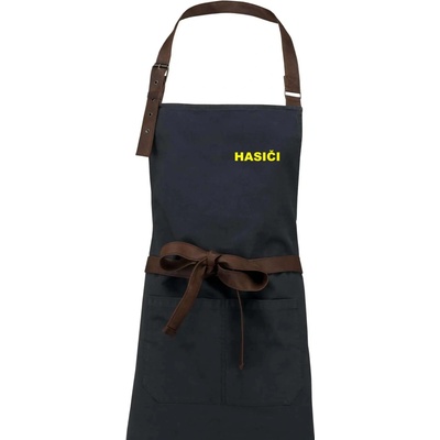 Dřevěné uhlí Hasiči název samostatný Zástěra Vintage