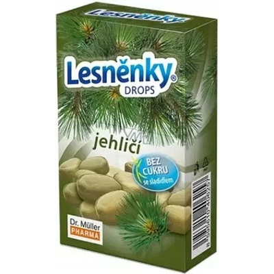 Dr. Müller Lesněnky Ihličie drops bez cukru so sladidlom 38 g