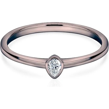 Image 1 of SAVICKI Годежен пръстен Pure: черно злато, диамант с шлифовка