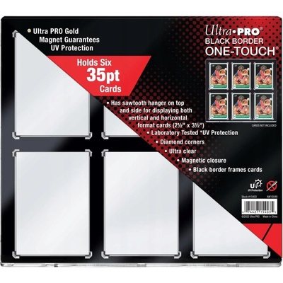 Ultra Pro UV One-Touch Magnetic Holder 6-Card 35pt Black stojánek