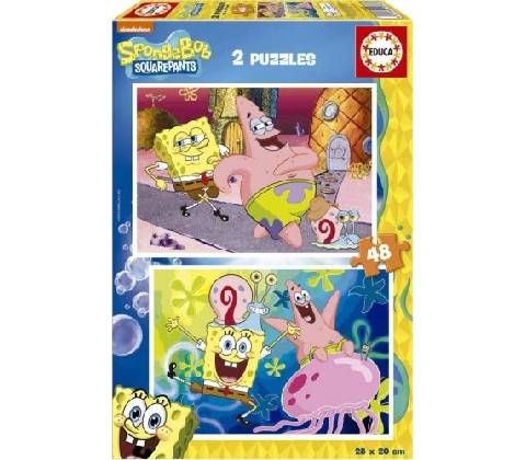Educa Sponge Bob 2x48 dielov