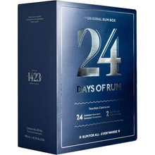 1423 Aps Rumový kalendář 2023 42,5% 24 x 0,02 l (dárkové balení kalendář a 2 sklenice)