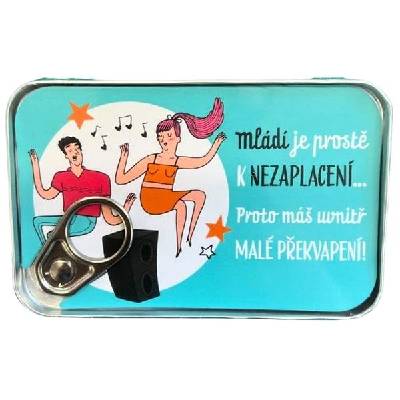 ALBI Plechovka na peníze - narozeniny - mládní