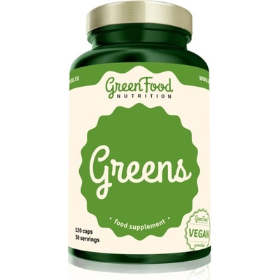 GreenFood Nutrition Greens kapsuly pre vašu pohodu 112 g