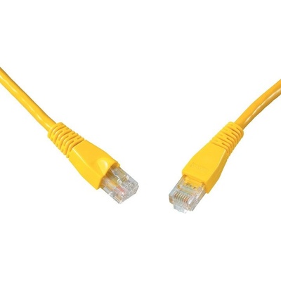 Solarix 28641009 patch CAT6 UTP PVC 10m žlutý