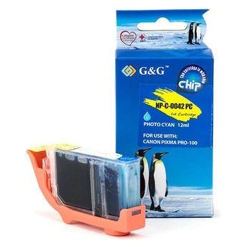 Compatible ГЛАВА ЗА CANON PIXMA PRO 100 - Photo Cyan - ink tank - WITH CHIP / С ЧИП - /42/ - CLI-42PC (CLI42PC) - 6388B001 - PN NC-C-0042PC/C - G&G (NC-C-0042PC)