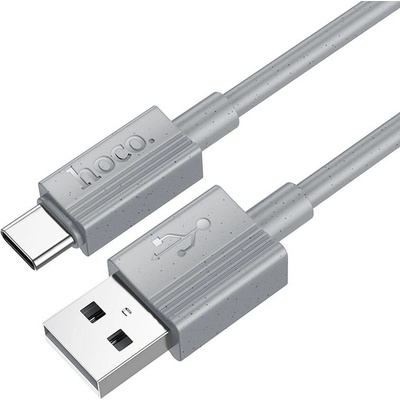 Hoco X107 USB A na typ C 3A 1m šedý