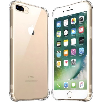 Techsuit Силиконов калъф с подсилени ръбове за Apple iPhone 7 Plus/iPhone 8 Plus - Прозрачен KP31027 (31027)