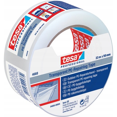tesa 4668 instalatérská izolační páska 33 m x 50 mm transparentní