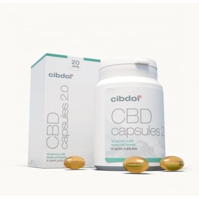 Cibdol CBD softgels kapsule 20% 2000mg 60 ks