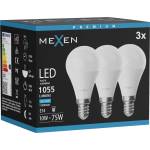 Mexen Nova 3x LED крушка E14, G45, 10W, Студена - 6500K, 1055 lm - L101-E14-1065-01x03 (L101-E14-1065-01x03)