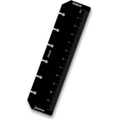 Filofax pravítko/záložka černé náplň kapesních diářů
