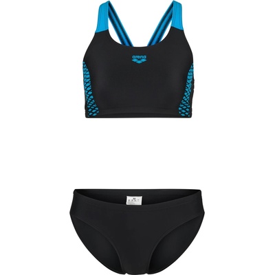 arena Дамски комплект бикини Arena Women's Openings Bikini Energy Back Bikini - Black / Turquoise - размер 42 (EU) (150-4398-0115)