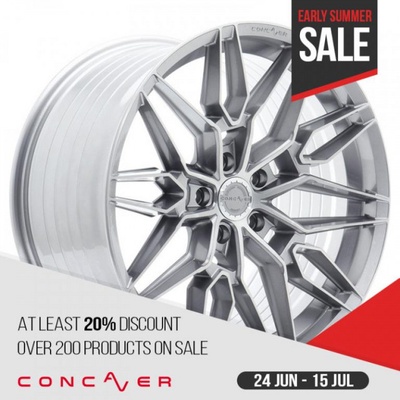 CONCAVER CVR6 8x19 BLANK ET20-40 brushed titan