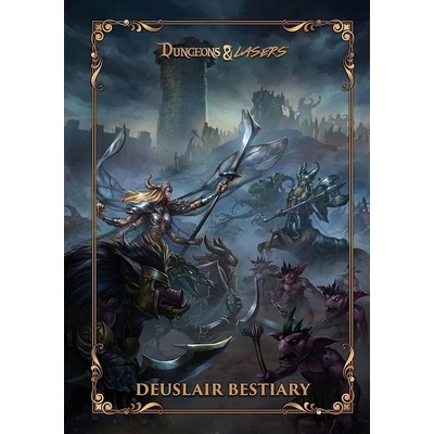 Dungeons & Lasers The World Of Deuslair: Bestiary Book Alex Kubiak