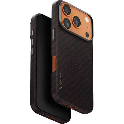 Uniq Калъф за iPhone 17 Pro - Keva Aramid - UNIQ - Silent Lava