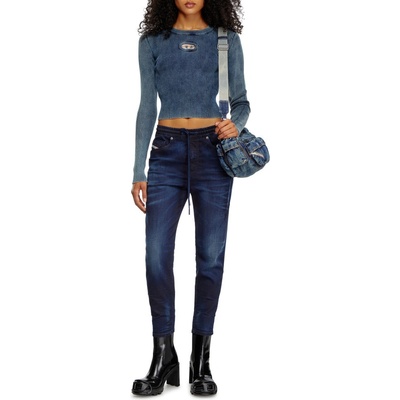 Diesel džínsy 2041 D-Fayza jogg sweat jeans modrá