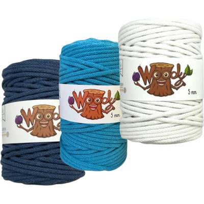 Woody Crafts 3x Woody 5 mm – sada Ocean (100m)