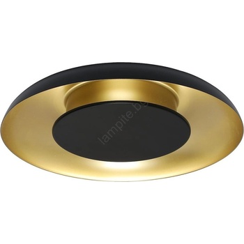 MILAGRO Led таванно осветително тяло piattino led/30w/230v 3000/4000/6000k Ø 40 см черно/златисто (mi2760)