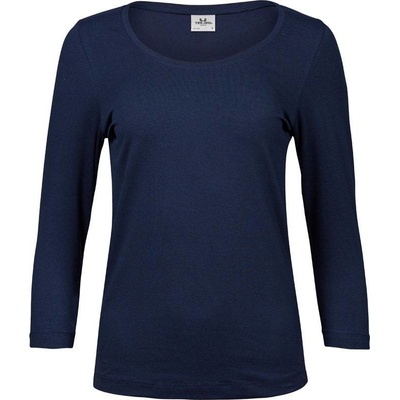 Tee Jays 460 Dámské elastické tričko s 3/4 rukávem modrá navy