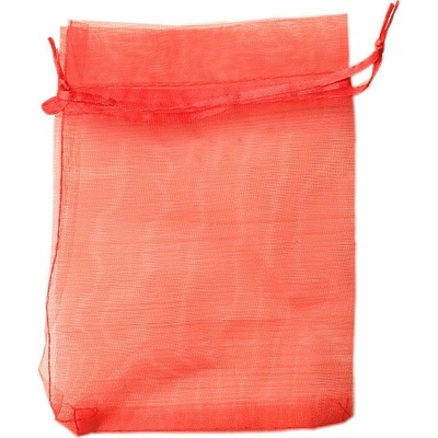 Nefertitis Dárkový sáček organza červený NF3747 - 15 x 10 cm
