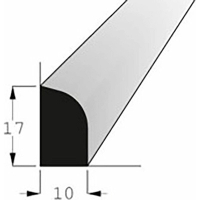 Lišta rohová vnitřní borovice 17x10mm, délka 200cm