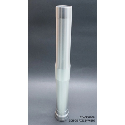 MS dřík tlumiče / nosná trubka teleskopu (kalíšek) hliník HONDA CB 1000 R 08-17 délka 450 mm barva stříbrná