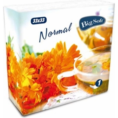 Big Soft Normal papírové ubrousky 100ks 33x33cm
