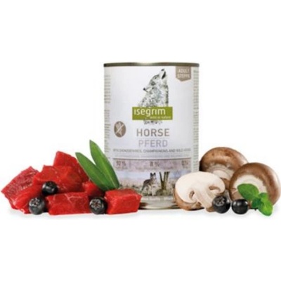 Isegrim Dog Adult Mono Horse pure with Chokeberries, Champignons & Wild Herbs 400 g