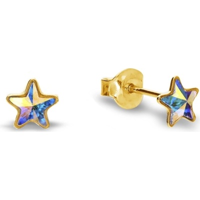 Spark duhové se Swarovski Elements Astral star KG28165AB AB
