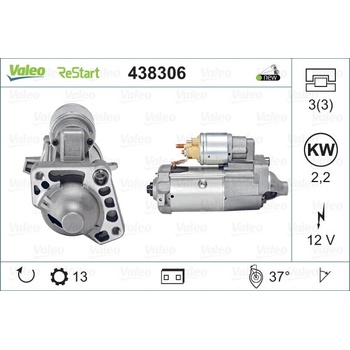 żtartér VALEO 438306