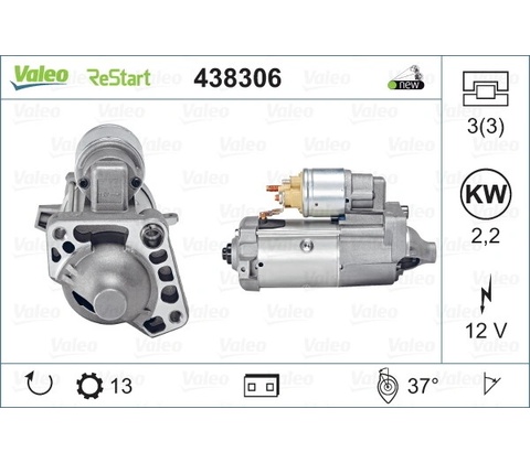 żtartér VALEO 438306