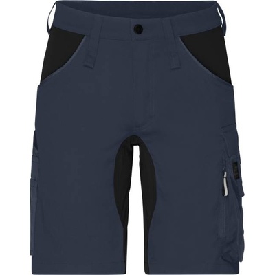 James & Nicholson JN 1811 pánske pracovné elastické kraťasy carbonblack
