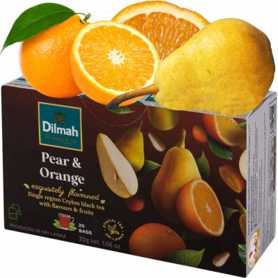 Dilmah Hruška pomaranč čierny čaj 20 x 1,5 g