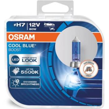 Image 1 of OSRAM Автомобилна крушка Osram 62210CBB, 80W, 1000lm, H7, PX26d, халогенна, 2 броя в опаковка (62210CBB)