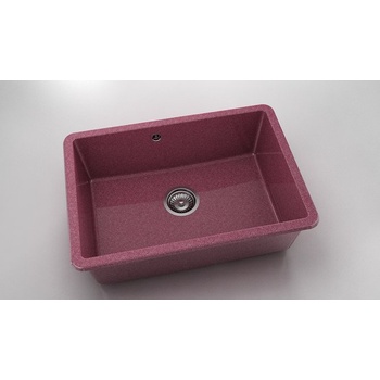 FAT Мивка за долно вграждане Vanguard 236, Granicite, 460 Violet, с включен сифон