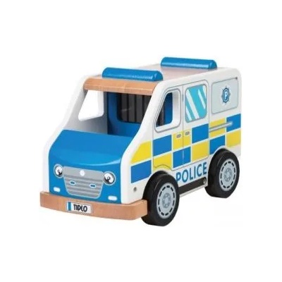Bigjigs Toys - Дървен полицейски ван (T0509)