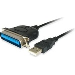 Equip Equip133383 USB 2.0 преходник за паралелен порт, Parallel, мъжки/мъжки, EPP/ECP 133383 (133383)