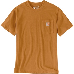 Carhartt Мъжка тениска Carhartt Workw Pocket S/S T-shirt - Carhartt Brown - размер XS (016-7689-1911)