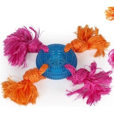 Tommi guma Denta Roo disk se čtyřmi uzly 8 cm