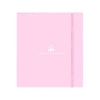Benetton Папка с пръстени Benetton Unique Розов цвят тюркоаз 27 X 32 X 4 cm