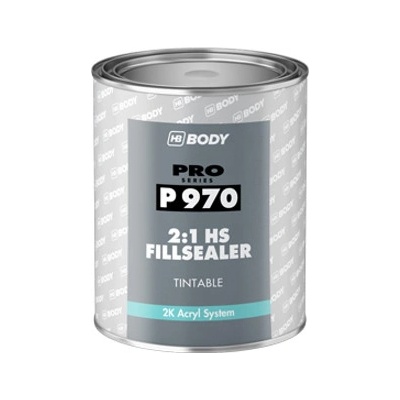 HB BODY P970 - 2K akrylátový plnič transparentná 1 L