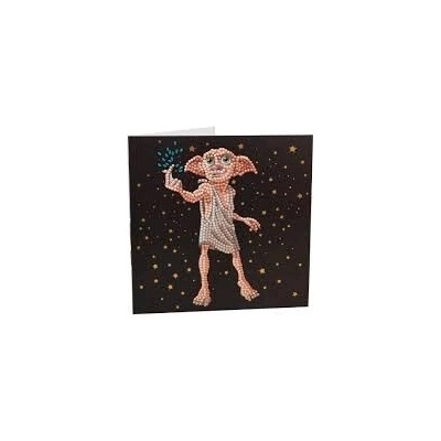 Crystal Art pohlednice Dobby 18 × 18 cm